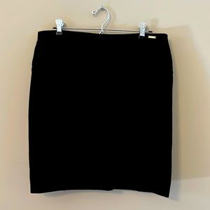 Black pencil skirt